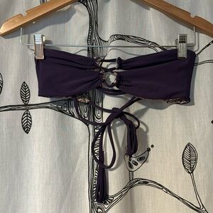 Acacia strapless bikini top